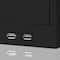 American Art Décor™ Black Space Saving Desk Organizer with USB Port